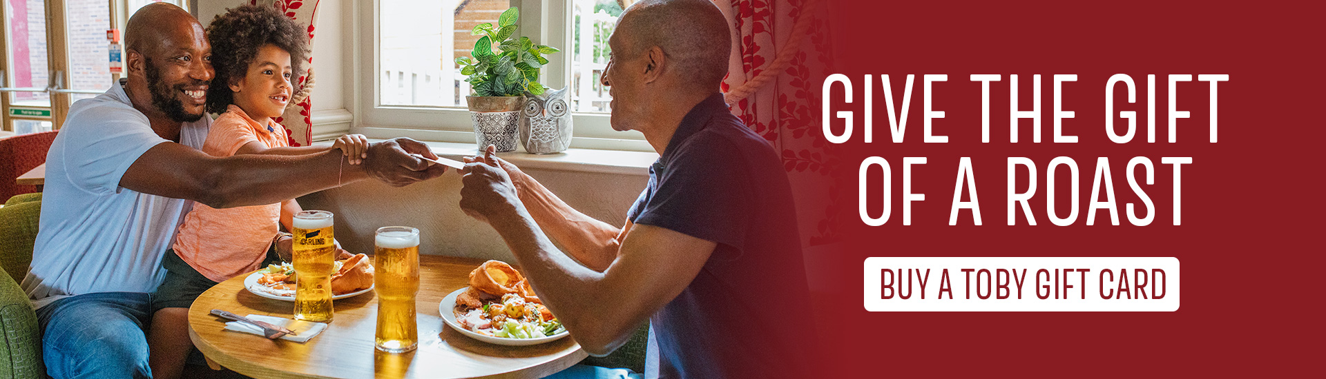 Toby Carvery Ipswich Gift Card