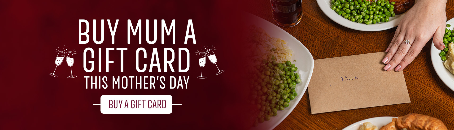 Mother’s Day 2024 at Toby Carvery Waterside