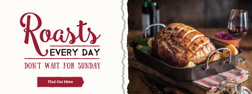 Roasts every day at Toby Carvery