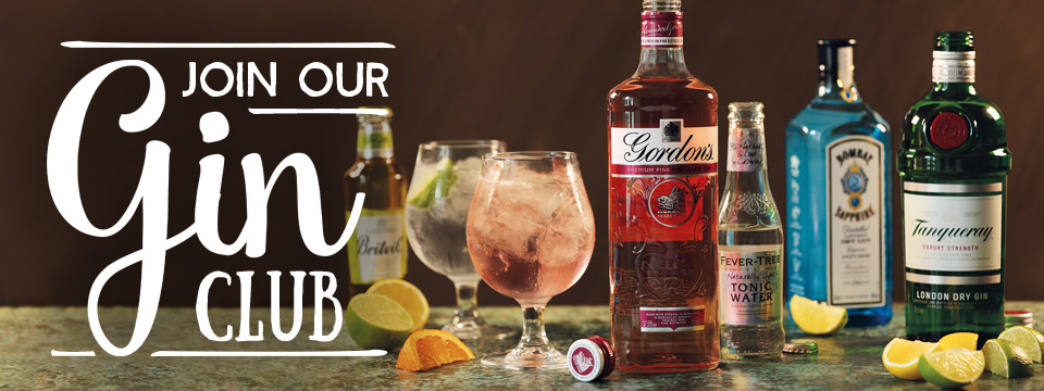 Free Gin & Tonic when you sign up