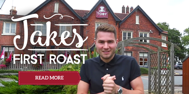 Check out Jake Boys first Toby Carvery Roast